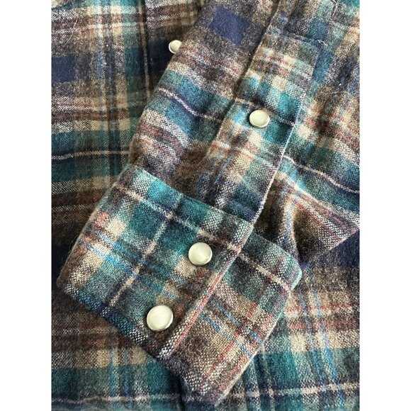 Pendleton Shirt Men's Large Long Board Work Wool Flannel Western Preppy Cowboy - Picture 8 of 12